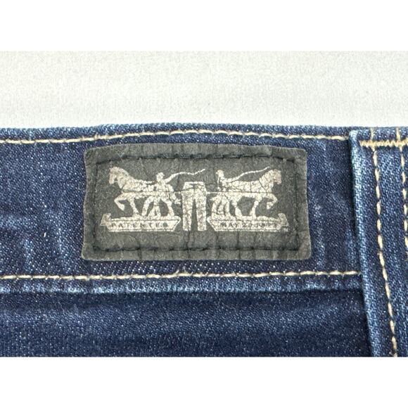 Levi's 529 Women's Curvy Bootcut Blue Denim Jeans - Size 14M-32x32 (32x30) - Picture 3 of 7